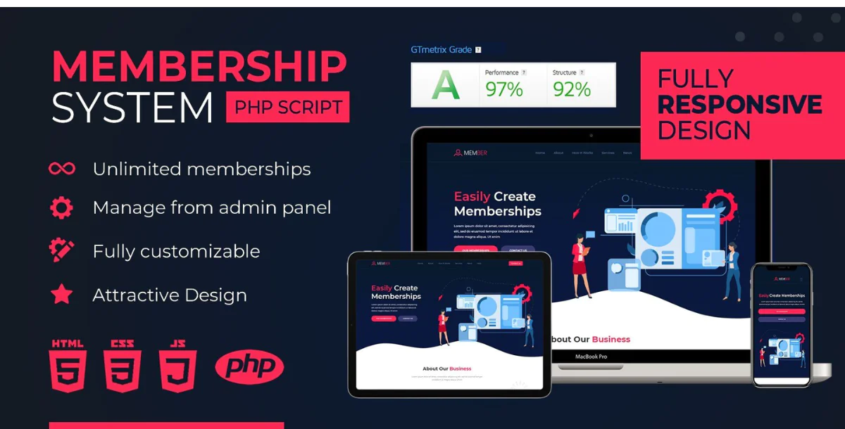 Membership System PHP Script